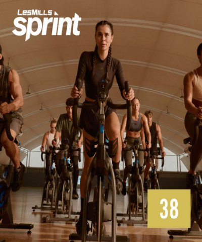 Available New Q1 2025 LesMills Routines SPRINT 38 DVD+CD+NOTES