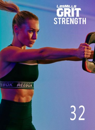 LesMills GRIT STRENGTH 32 New Release 32 DVD, CD & Notes