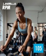 Available New Q1 2025 LesMills RPM 105 DVD, CD & Notes