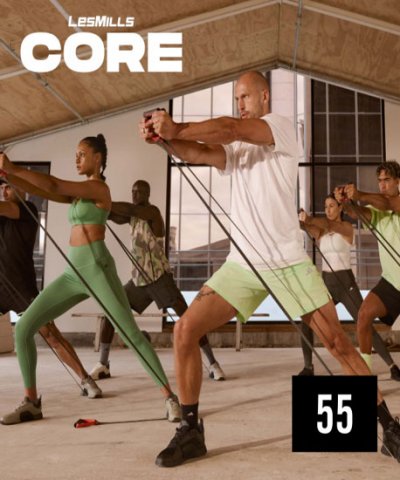 Hot Sale New Q3 2024 LesMills CORE 55 DVD, CD & Notes