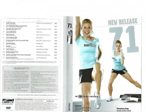 LesMills Routines BODY STEP 71 DVD + CD + waveform graph