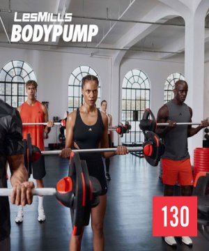 Hot Sale New Q3 2024 LesMills BODY PUMP 130 DVD,CD & Notes