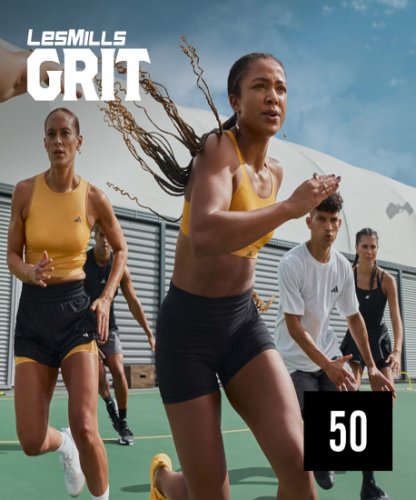 Hot sale New Q4 2024 LesMills GRIT ATHLETIC 50 DVD, CD & Notes