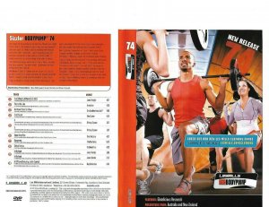 LesMills Routines BODY PUMP 74 DVD + CD + waveform graph