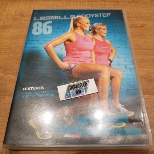 LesMills Routines BODY STEP 86 DVD + CD + waveform graph