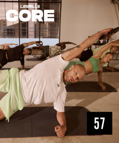 Available New Q1 2025 LesMills CORE 57 DVD, CD & Notes