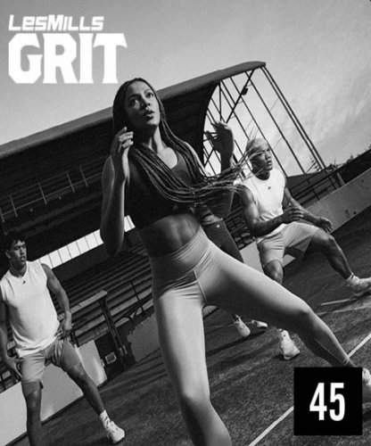 Hot Sale New Q3 2023 LesMills GRIT STRENGTH 45 DVD, CD & Notes