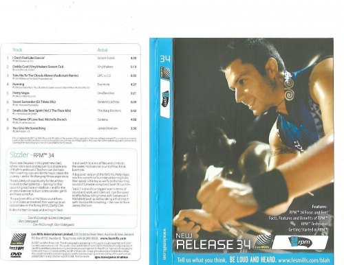 LesMills Routines RPM 34 DVD + CD + waveform graph