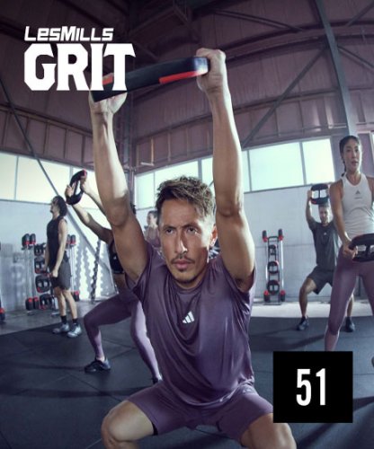 Available New Q1 2025 LesMills GRIT STRENGTH 51 DVD, CD & Notes