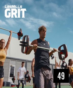 Hot sale New Q3 2024 LesMills GRIT ATHLETIC 49 DVD, CD & Notes