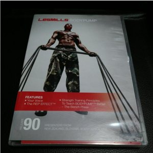 LesMills Routines BODY PUMP 90 DVD + CD + waveform graph