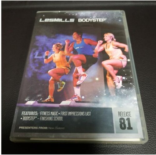 LesMills Routines BODY STEP 81 DVD + CD + waveform graph