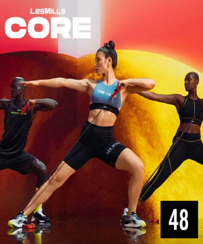 Hot Sale New Q4 2022 LesMills CORE 48 DVD, CD & Notes