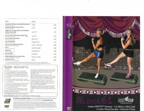 LesMills Routines BODY STEP 61 DVD + CD + waveform graph