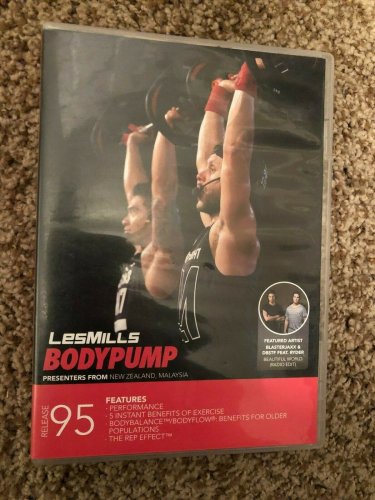 LesMills Routines BODY PUMP 95 DVD + CD + waveform graph