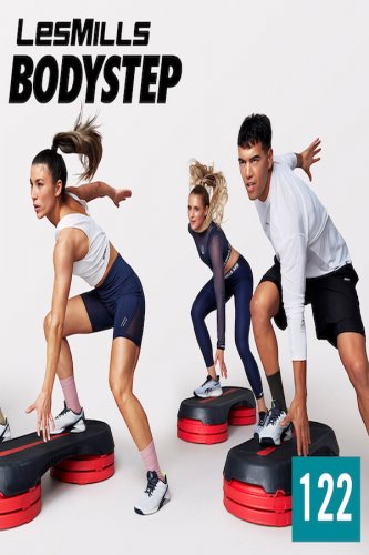 [Hot Sale]New Q1 2021 LesMills BODY STEP 122 DVD, CD NOTES