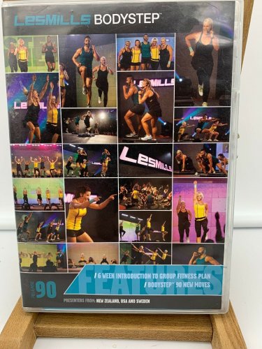 LesMills Routines BODY STEP 90 DVD + CD + waveform graph