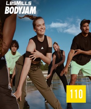 Hot Sale NEW Q4 2024 Les Mills Body Jam 110 DVD, CD & Notes